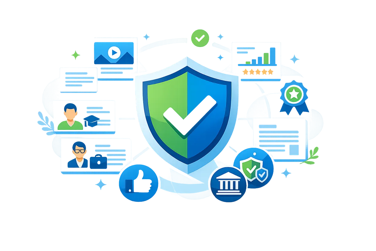 Building entity authority through E-E-A-T trust signals and topical expertise