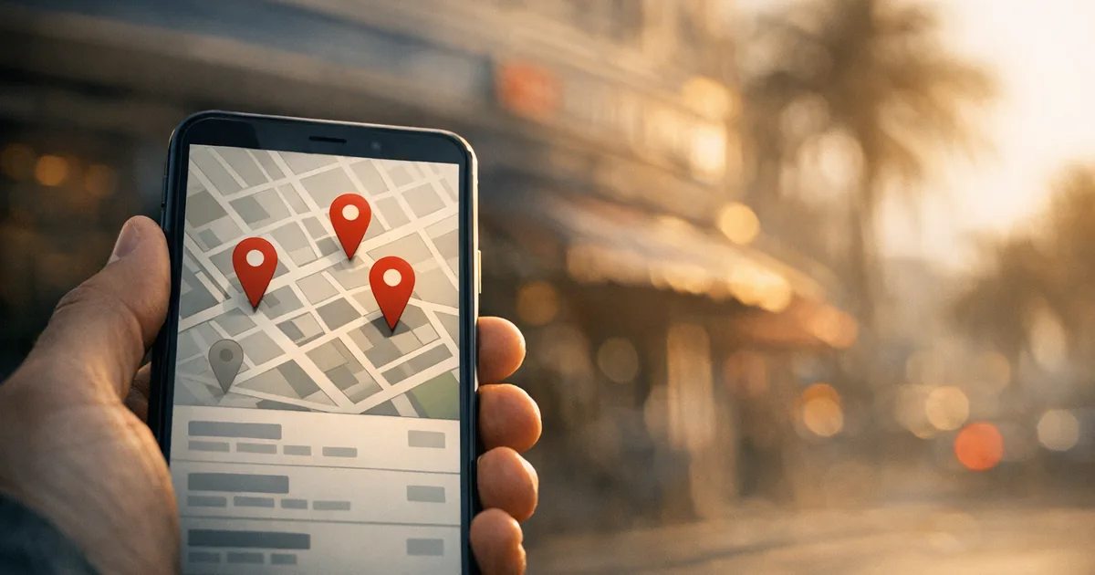 Mobile Google Maps Local Pack diagnostic for a Durban Generative Engine Optimisation