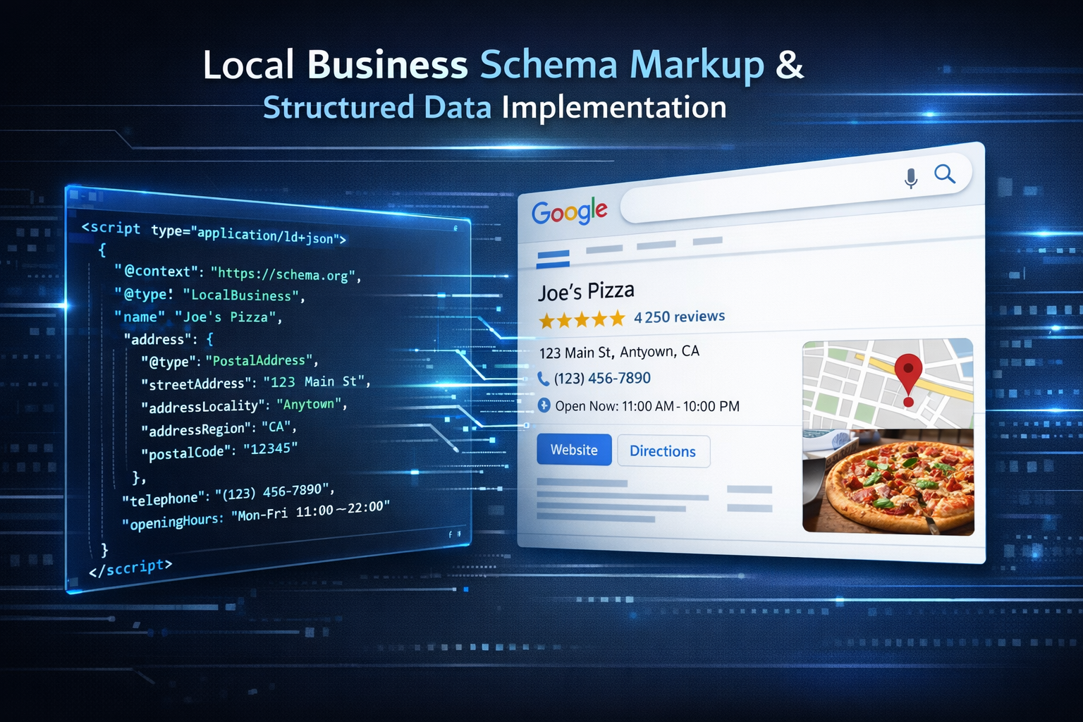 Local business schema markup implementation guide