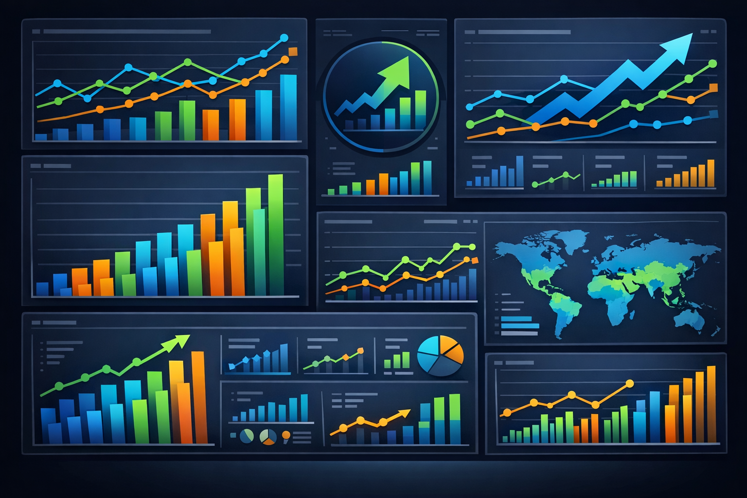 Search Console analytics dashboard with AI-powered reporting for tracking Durban business rankings