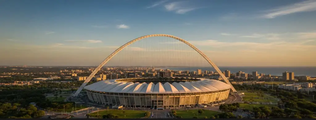Durban business owner reviewing digital marketing results on laptop